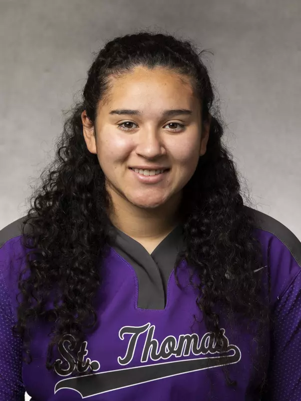 Headshot of University of St. Thomas Softball Player Lauren Berridge, taken October 26, 2021, in St. Paul.