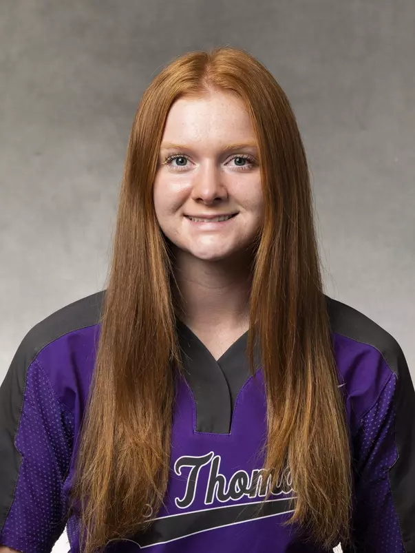 Headshot of University of St. Thomas Softball Player Miki Snider, taken October 26, 2021, in St. Paul.