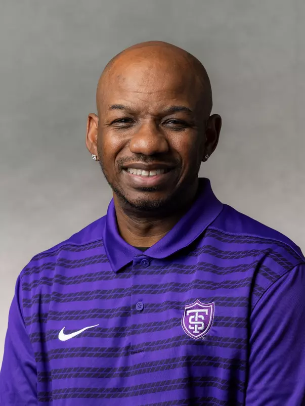 Studio portrait of Cortez Robinson, Director of Equipment Services, taken in studio on June 17, 2025 in St. Paul.