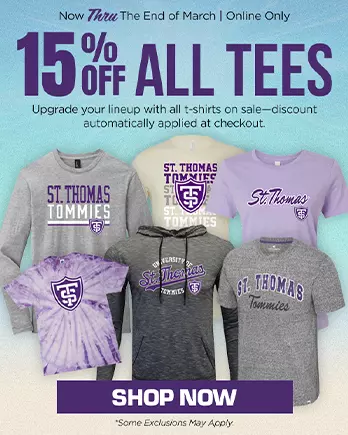 15 Off Tees Tommies Locker Room