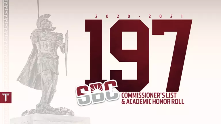 Sun Belt Honors Record Number of Troy Student-Athletes for Academic Excellence