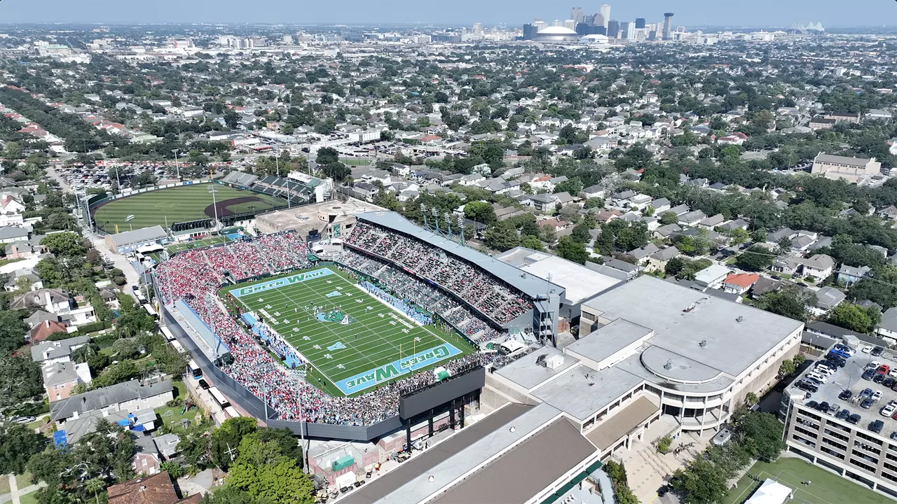 Overhead Drone Shot of Athletic Facilities