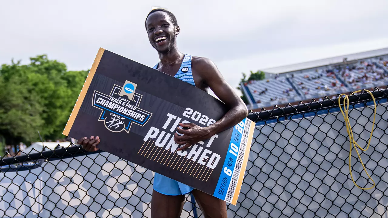 Silas Kiptanui NCAA Outdoor Ticket Punched