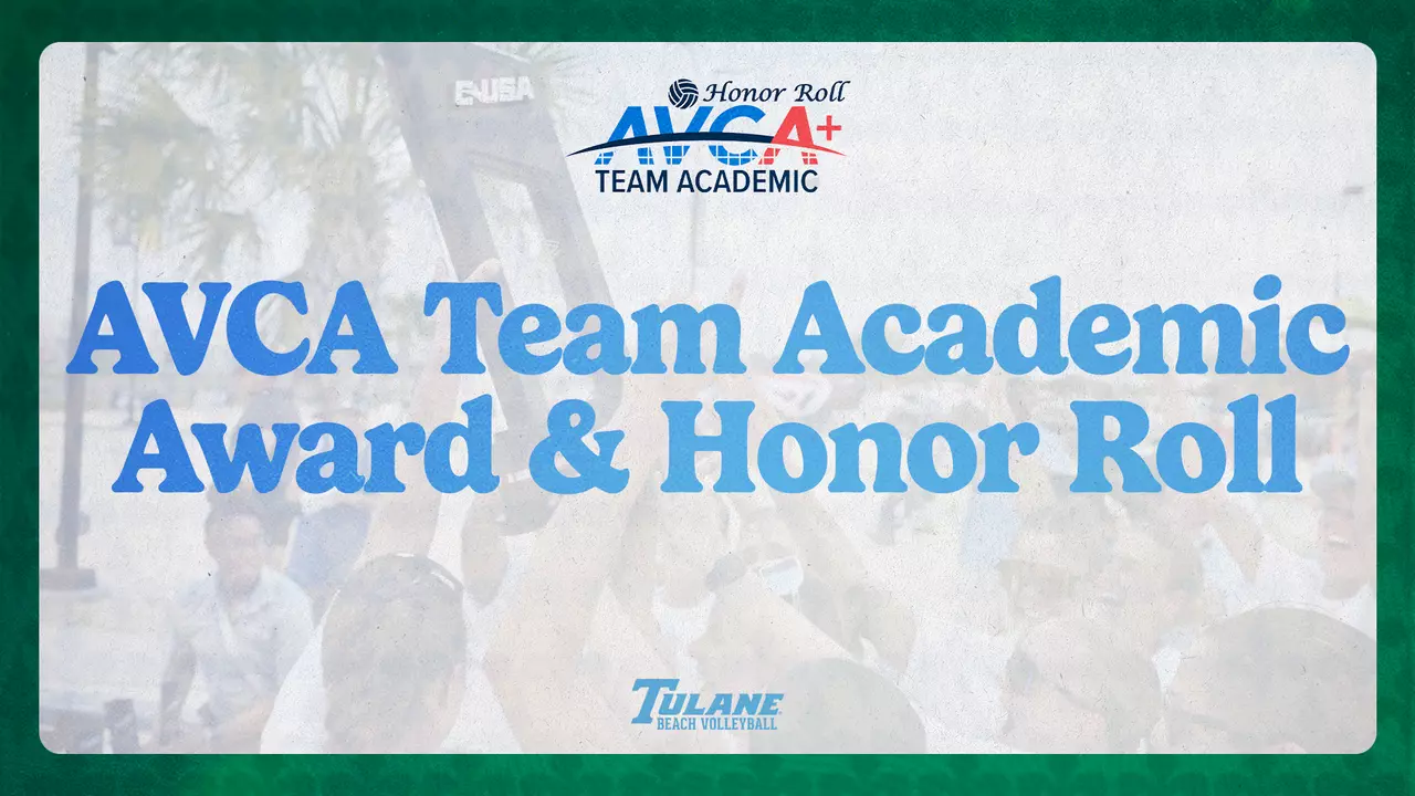 2026 Beach VB AVCA Team Academic Award