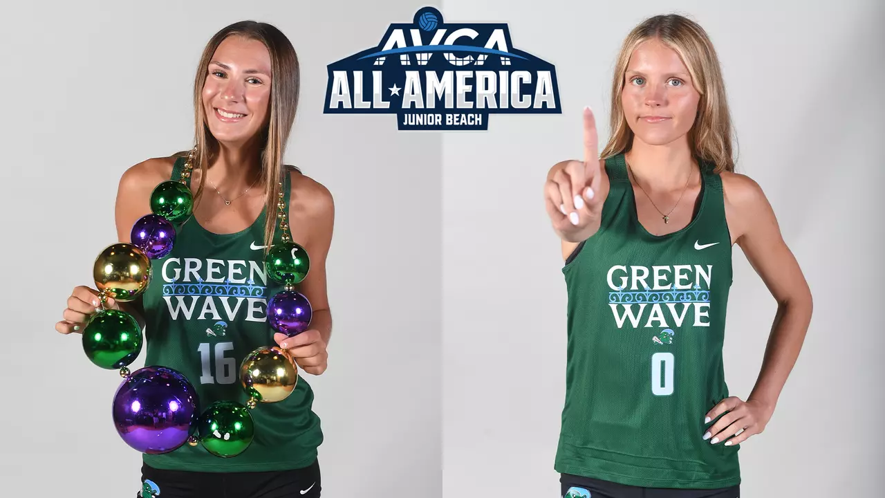 Naomy Lygas & Liz Selinger AVCA Junior Beach All-America