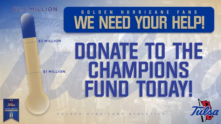 IN THE FINAL STRETCH… Golden Hurricane Champions Fund Nearing Goal
