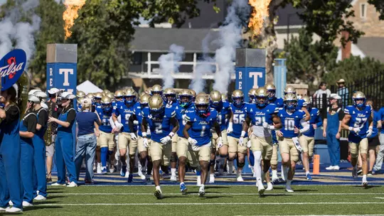 TU Pregame Run In
