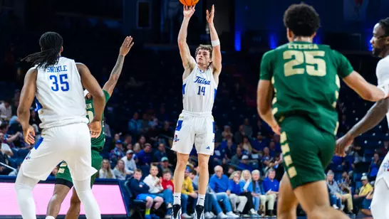 MBB | Tulsa vs Charlotte | Every Record Tying Three