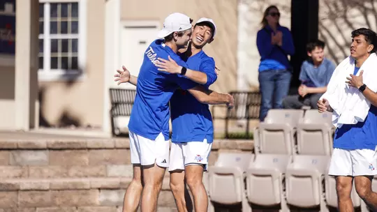Nikita Volonski and Reiya Komagata Celebrate vs USF 3/8