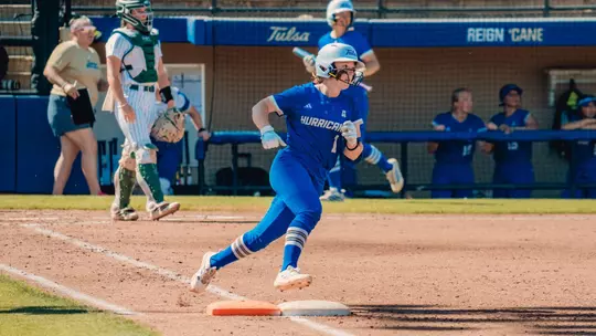 Maci Cole rounds the bases against South Florida