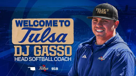 DJ Gasso Head Softball Coach Announcement Graphic