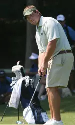 Sucher Tied For Second After First Round Of BOT Intercollegiate