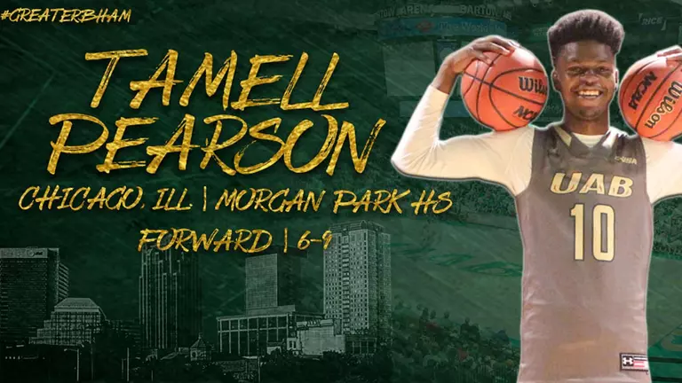 Tamell Pearson Inks with UAB Basketball