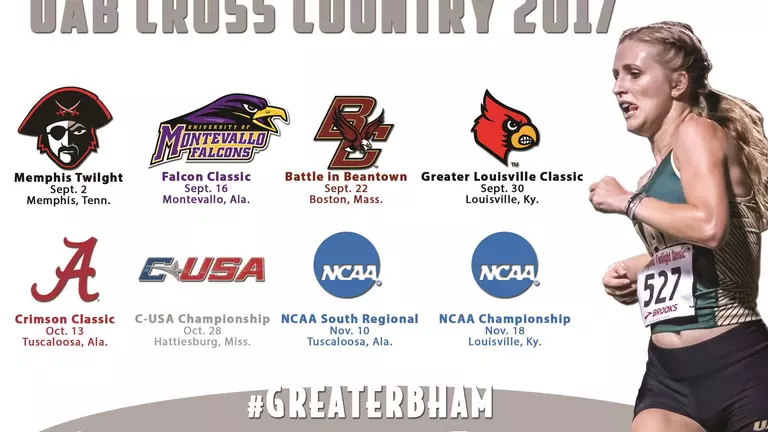 UAB 2017 Cross Country schedule announced