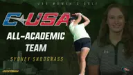 Snodgrass Named to Conference USA All-Academic Team