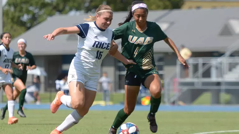 Late Goal Lifts Rice Over UAB