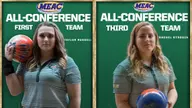 Seniors Taylor Russell and Rachel Strogin Both Named to All-MEAC Bowling Teams