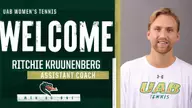 Ritchie Kruunenberg Named UAB Women’s Tennis Assistant Coach