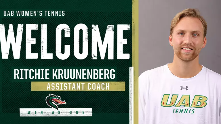 Ritchie Kruunenberg Named UAB Women’s Tennis Assistant Coach