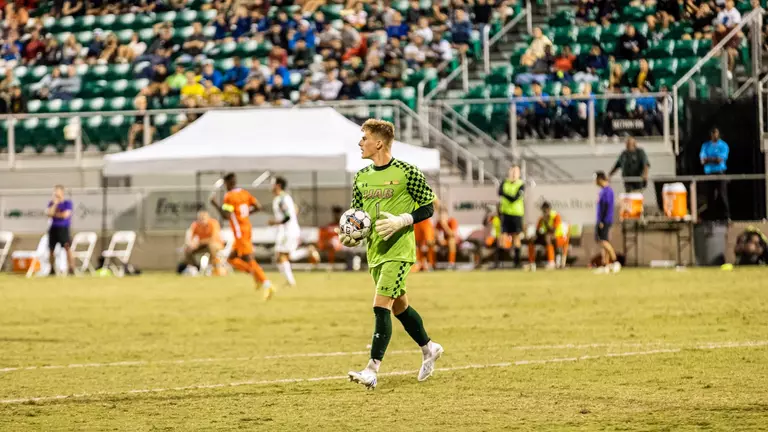 Jack Hudson Named AAC Goalkeeper of the Week