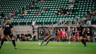 Women's Soccer Dominates Temple to Clinch Spot in AAC Tournament