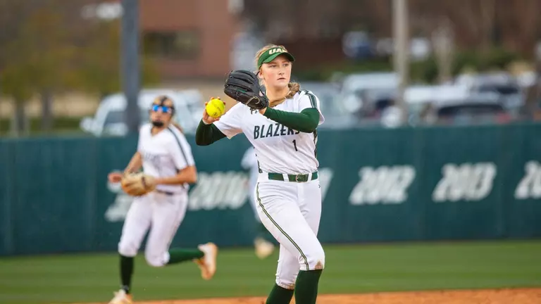 Blazer Softball Delivers Shutout Win Over UNT