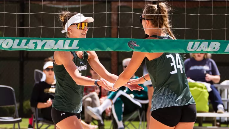 UAB Notches Two Wins on Day One of Blazer Beach Bash