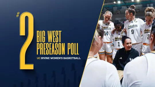 UC Irvine was picked second in the 2026-27 Big West Women's Basketball Preseason Coaches' Poll.