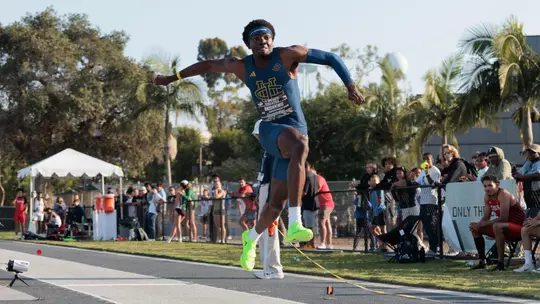 Action photo of Kenechukwu Okonkwo in the triple jump