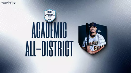 Efren Ortega earned Academic All-District honors and he poses for the accomplishment