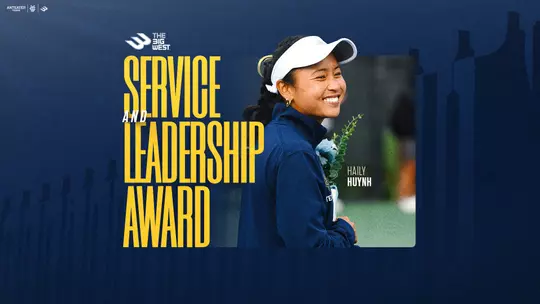 Haily HuyHaily Huynh receives Big West Service and Leadership Award