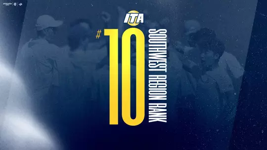 Men's Tennis is 10th in the ITA Southwest Regional rankings