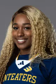 Head shot of Ahrray Young in blue jersey