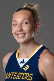 Head shot of Alleah Hanson in blue jersey