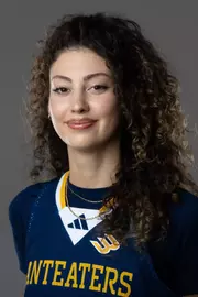 Head shot of Gracie Gallegos in blue jersey