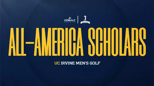 Three UC Irvine men's golfers named Cobalt Golf All-America Scholars