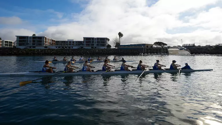 UCLA Rowing Preps for Pac-12 Championships