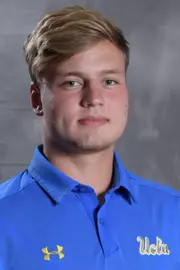 UCLA Bruins tight end Matt Alaimo (82) poses in Los Angeles, Friday, July 6, 2018. (Kirby Lee via Image of Sport)