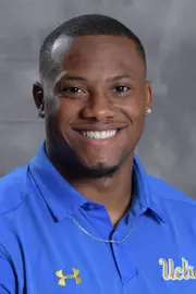 UCLA Bruins linebacker Je'Vari Anderson (43) poses in Los Angeles, Friday, July 6, 2018. (Kirby Lee via Image of Sport)