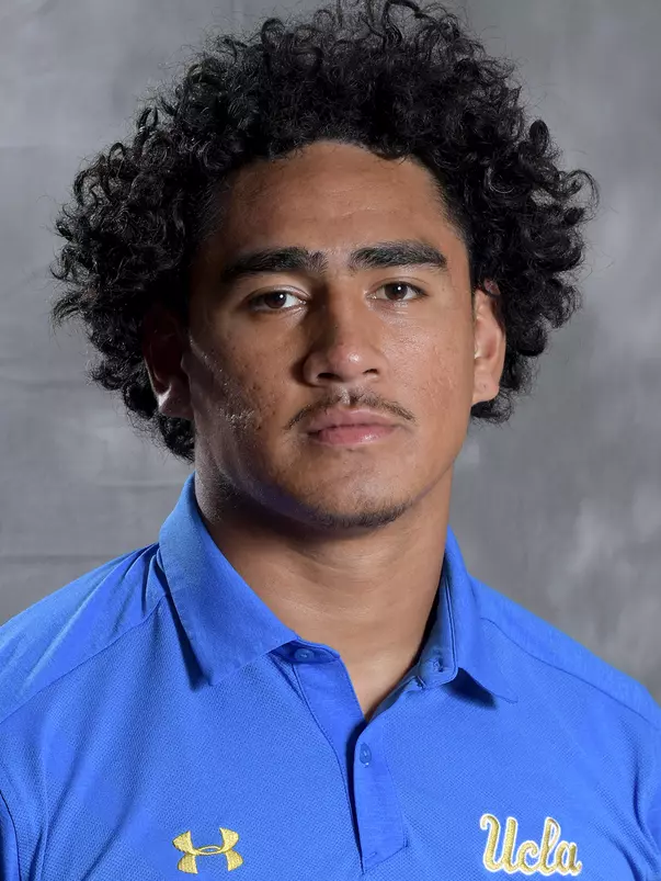 UCLA Bruins tight end Devi Asiasi (86) poses in Los Angeles, Friday, July 6, 2018. (Kirby Lee via Image of Sport)