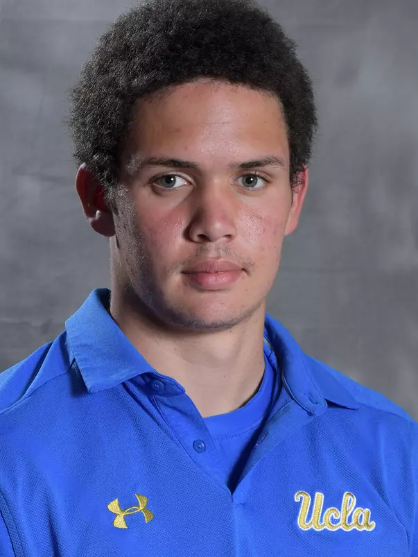 UCLA Bruins quarterback Austin Burton (12)  poses in Los Angeles, Friday, July 6, 2018. (Kirby Lee via Image of Sport)