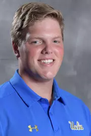 UCLA Bruins offensive lineman offensive lineman Zach Cochrun (72) poses in Los Angeles, Friday, July 6, 2018. (Kirby Lee via Image of Sport)