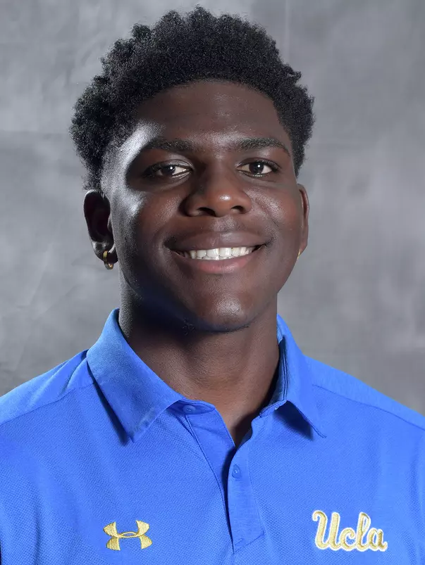 UCLA Bruins receiver Michael Ezeike  poses in Los Angeles, Friday, July 6, 2018. (Kirby Lee via Image of Sport)