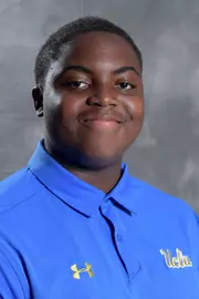 UCLA Bruins offensive lineman Jon Gaines (57)  poses in Los Angeles, Friday, July 6, 2018. (Kirby Lee via Image of Sport)