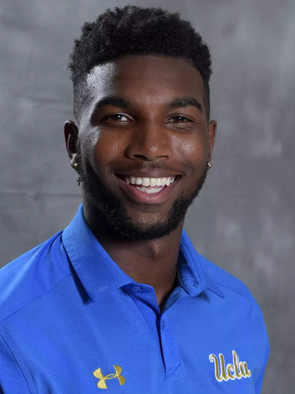 UCLA Bruins receiver Theo Howard (14) poses in Los Angeles, Friday, July 6, 2018. (Kirby Lee via Image of Sport)