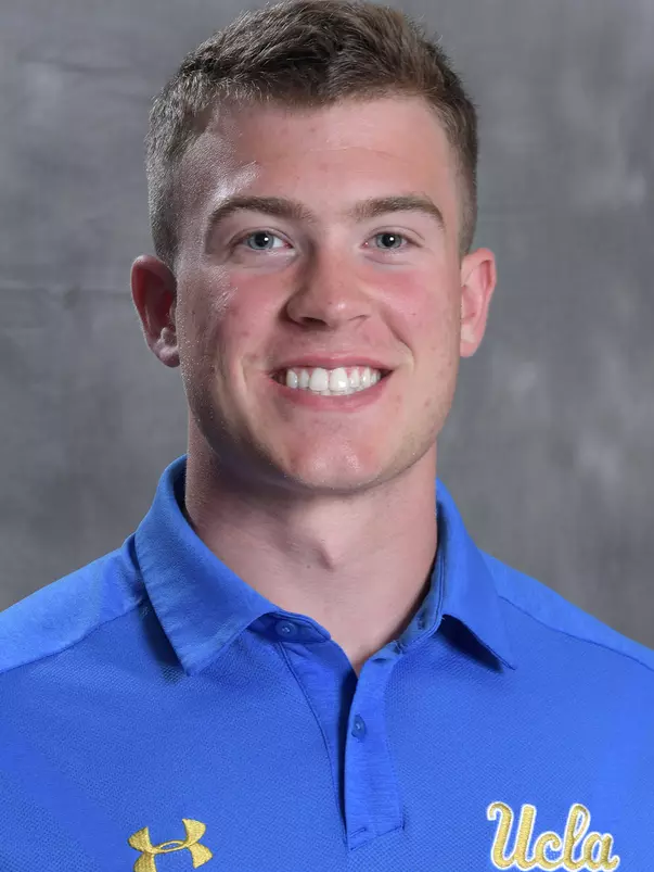 UCLA Bruins linebacker Zack Huffstutter (31) poses in Los Angeles, Friday, July 6, 2018. (Kirby Lee via Image of Sport)
