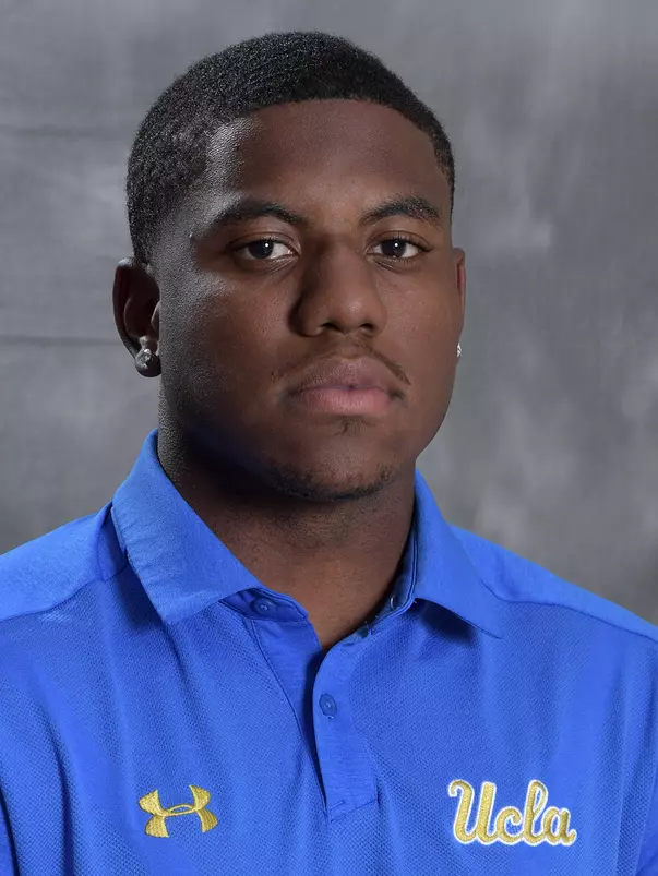 UCLA Bruins receiver Stephen Johnson III (6)  poses in Los Angeles, Friday, July 6, 2018. (Kirby Lee via Image of Sport)