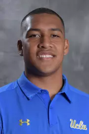 UCLA Bruins defensive lineman Tyler Manoa (50) poses in Los Angeles, Friday, July 6, 2018. (Kirby Lee via Image of Sport)