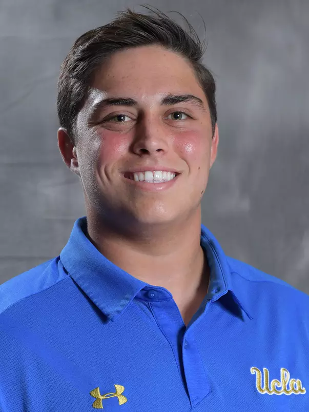 UCLA Bruins offensive lineman Sam Marrazzo (64) poses in Los Angeles, Friday, July 6, 2018. (Kirby Lee via Image of Sport)