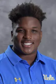 UCLA Bruins offensive lineman Chris Murray (76) poses in Los Angeles, Friday, July 6, 2018. (Kirby Lee via Image of Sport)